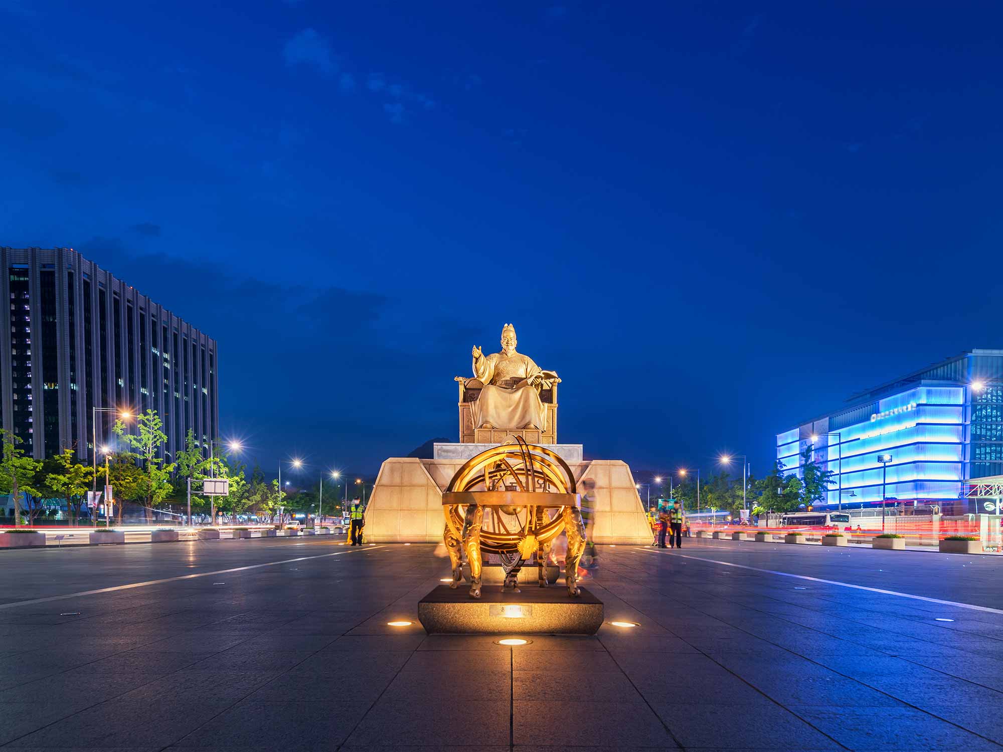 Statue du Roi Sejong